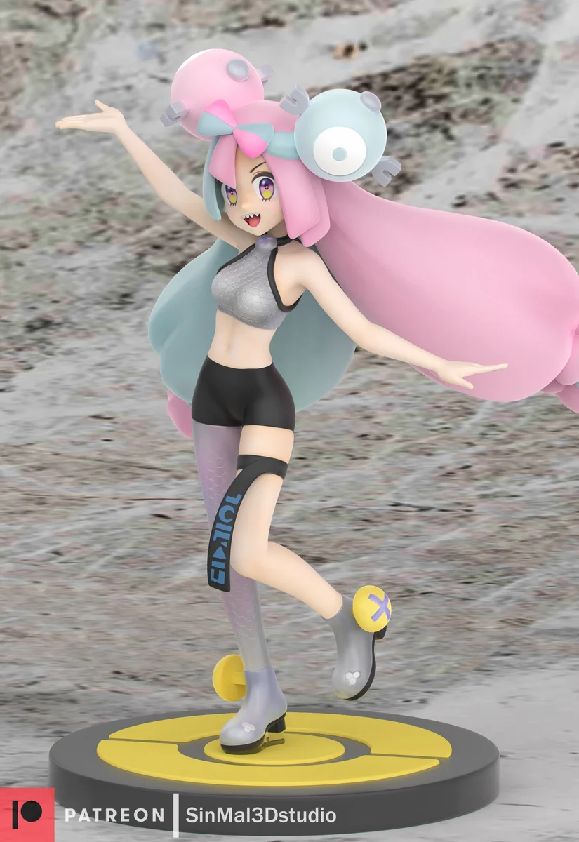 Iono | Fan Art | 3D Printed Resin Model Garage Kit | *Un-Painted* | Sin3Dstudio 5