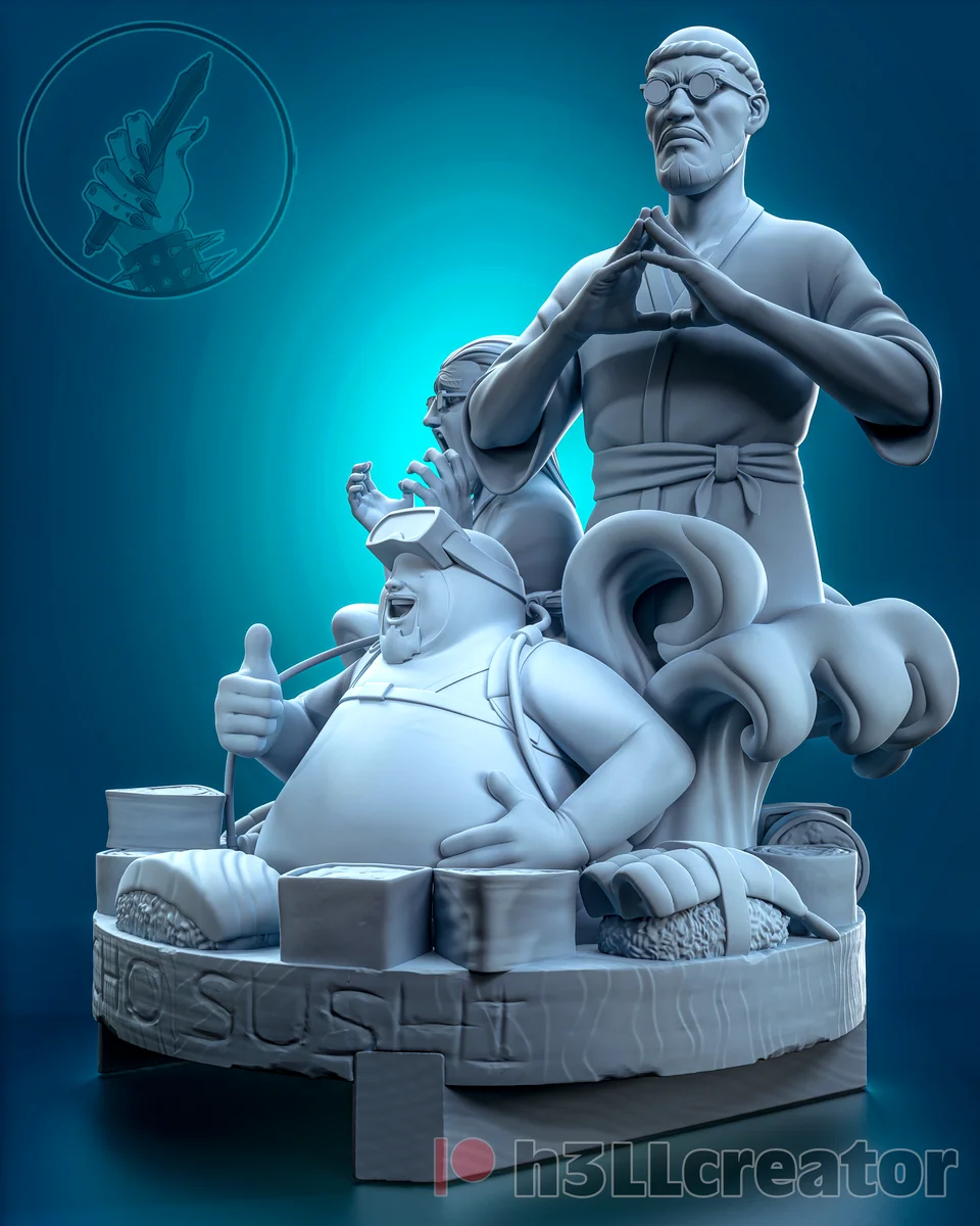 Dave the Diver | Fan Art | 3D Printed Resin Model Garage Kit | *Un-Painted* | H3LL Creator 6