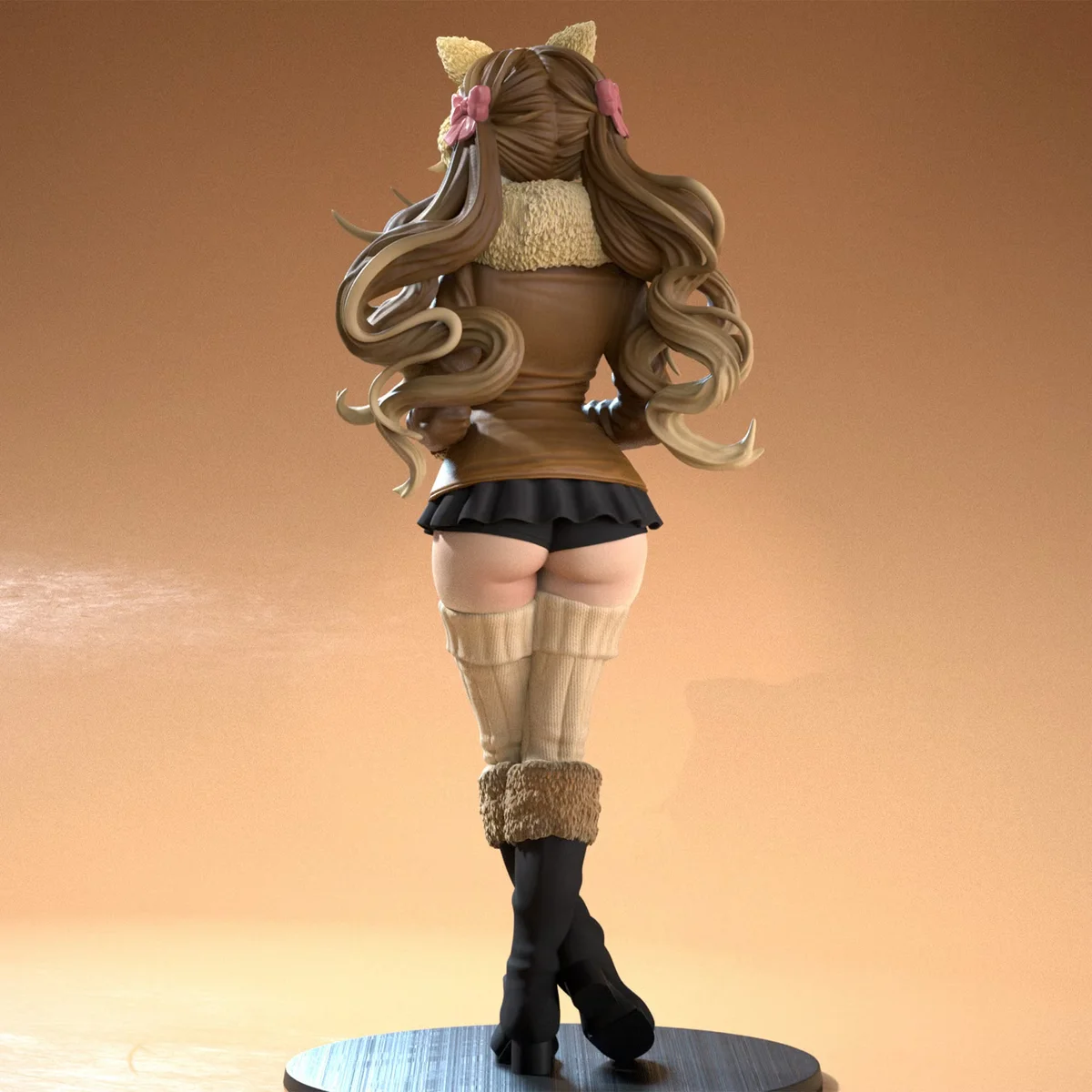 Eva - Waifumon | Fan Art | 3D Printed Resin Model Garage Kit | *Un-Painted* | SiryllArt 4