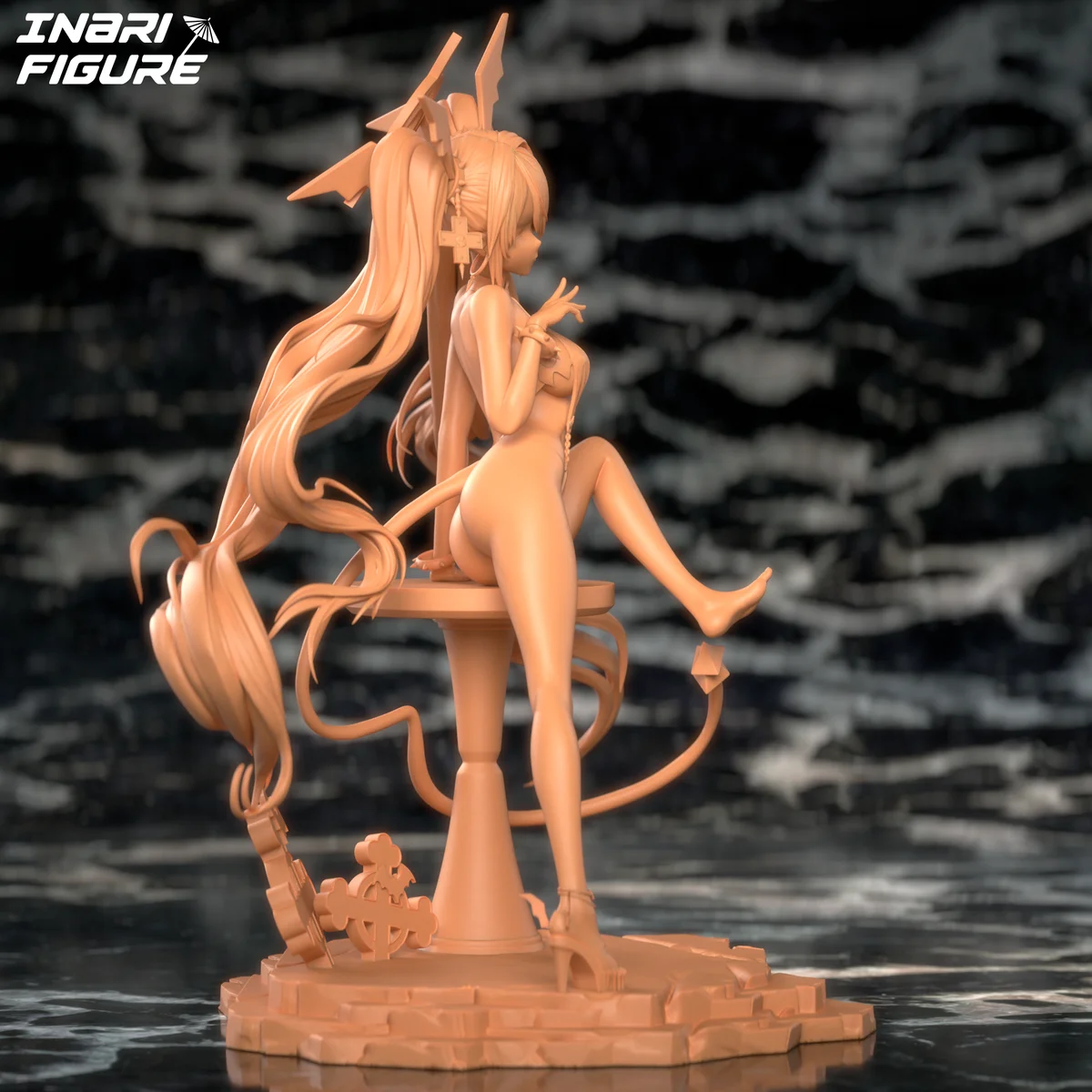 Lori | Fan Art | 3D Printed Resin Model Garage Kit | *Un-Painted* | Inari Figure 11