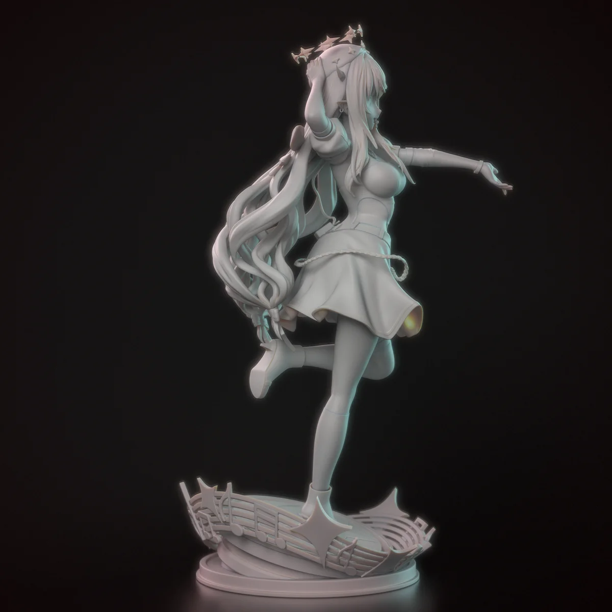 Irys | Fan Art | 3D Printed Resin Model Garage Kit | *Un-Painted* | Inari Figure 12