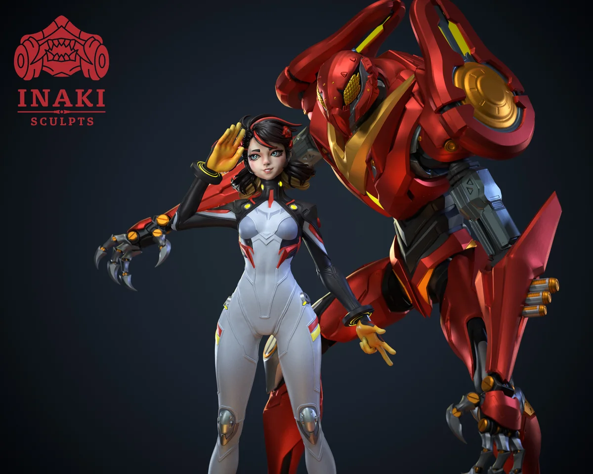 Peni Parker | Fan Art | 3D Printed Resin Model Garage Kit | *Un-Painted* | Inaki Sculpts 3