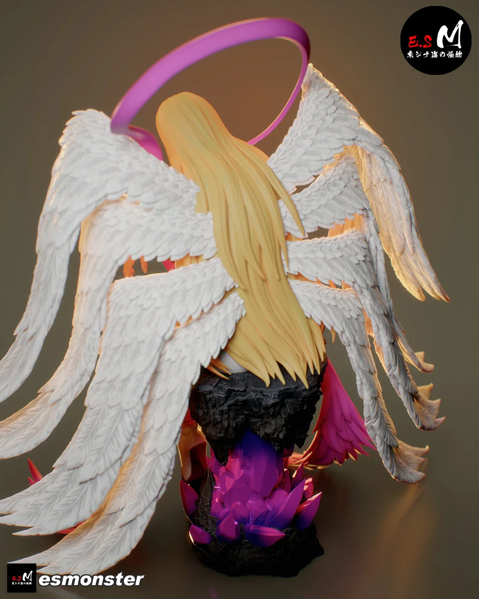 Angewomon | Fan Art | 3D Printed Resin Model Garage Kit | *Un-Painted* | ES Monster 7