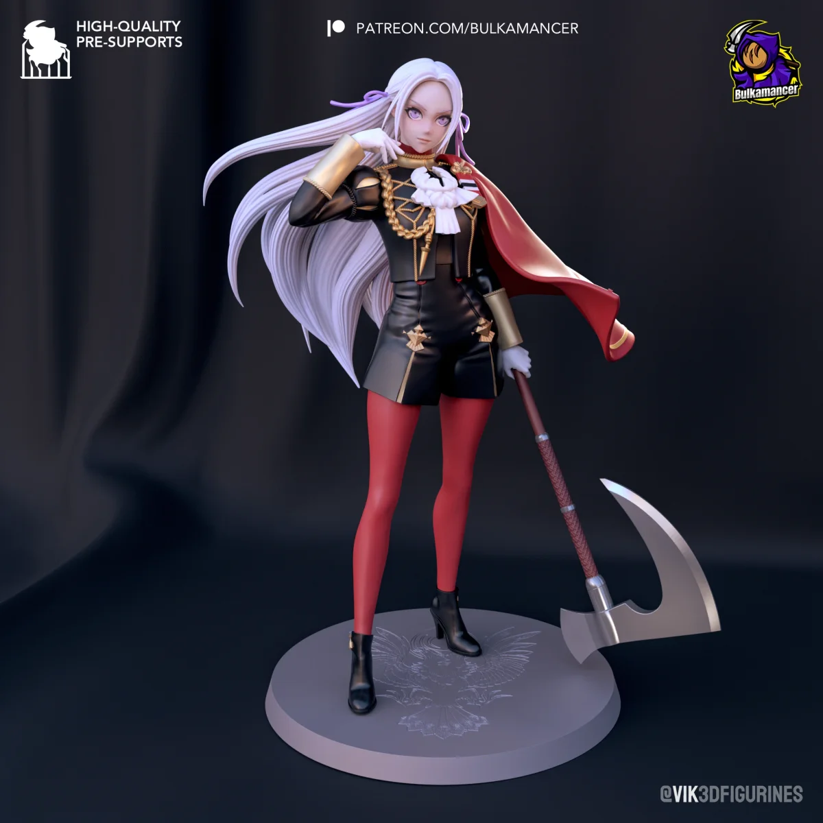 Student Edelgard | Fan Art | 3D Printed Resin Model Garage Kit | *Un-Painted* | Bulkamancer 4