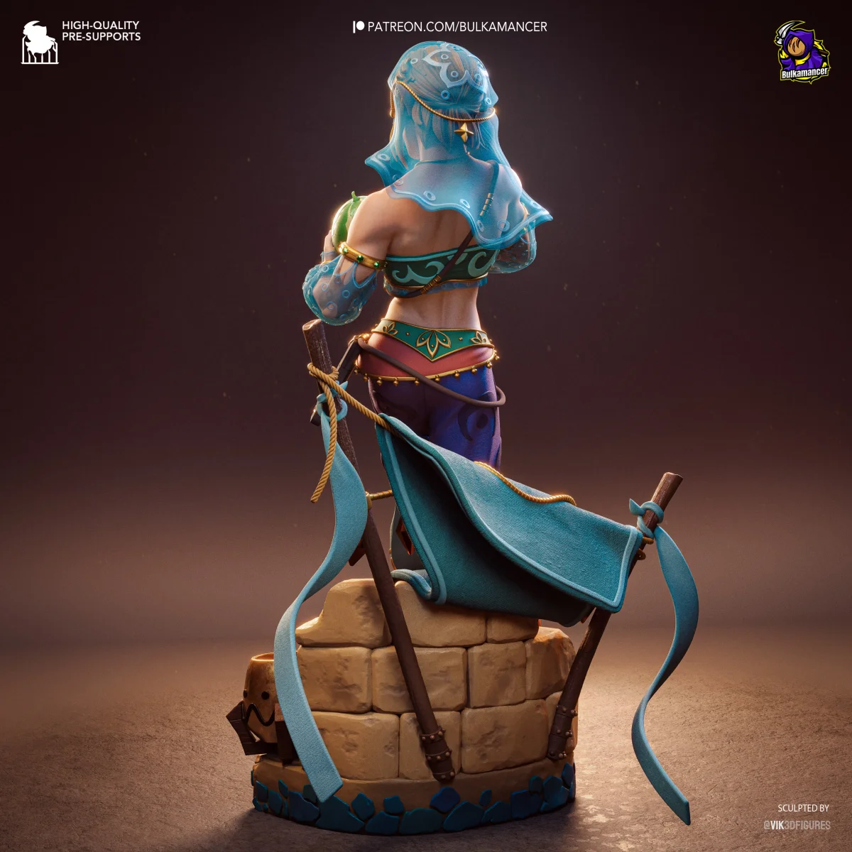 Gerudo Link | Fan Art | 3D Printed Resin Model Garage Kit | *Un-Painted* | Bulkamancer 3