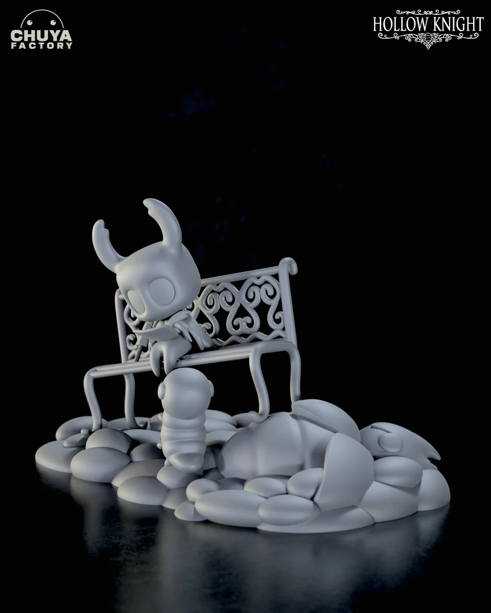 Chibi Hollow Knight | Fan Art | 3D Printed Resin Model Garage Kit | *Un-Painted* | Chuya Factory 7