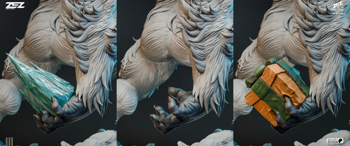 Yeti | Fan Art | 3D Printed Resin Model Garage Kit | *Un-Painted* | ZEZ Studio 6