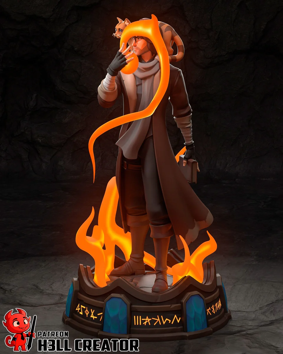 Caleb Widogast | Fan Art | 3D Printed Resin Model Garage Kit | *Un-Painted* | H3LL Creator 3