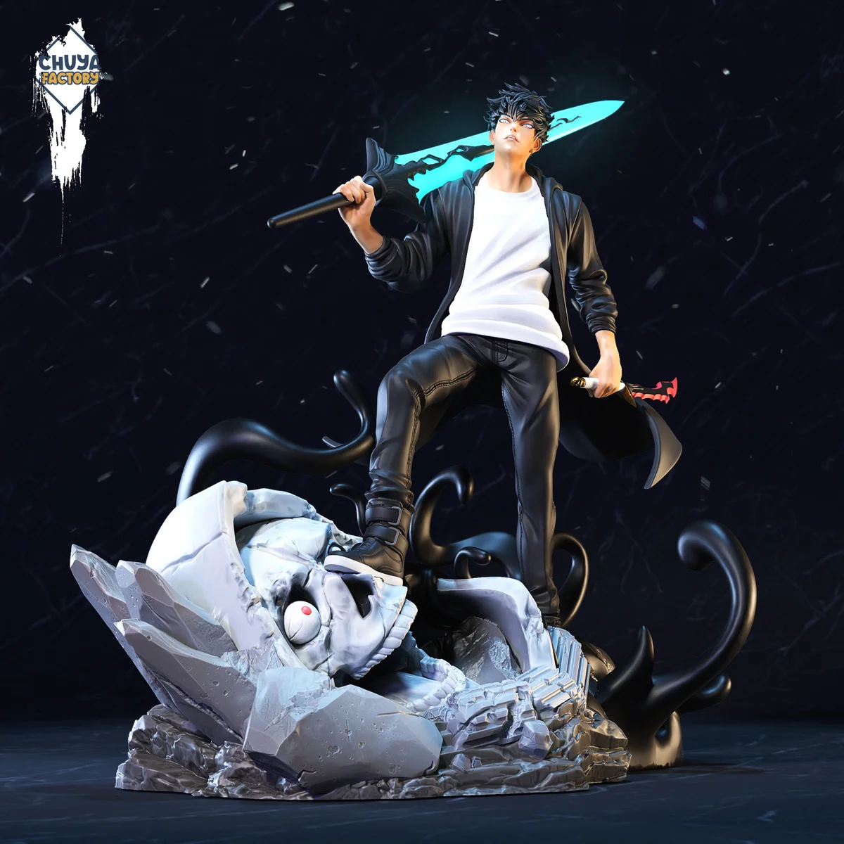Sung Jin-Woo | Fan Art | 3D Printed Resin Model Garage Kit | *Un-Painted* | Chuya Factory 5