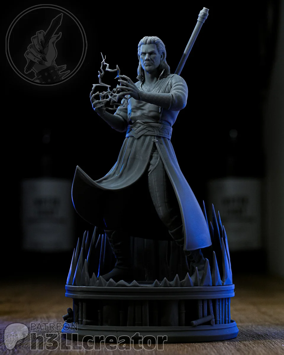 Gale of Waterdeep | Fan Art | 3D Printed Resin Model Garage Kit | *Un-Painted* | H3LL Creator 3