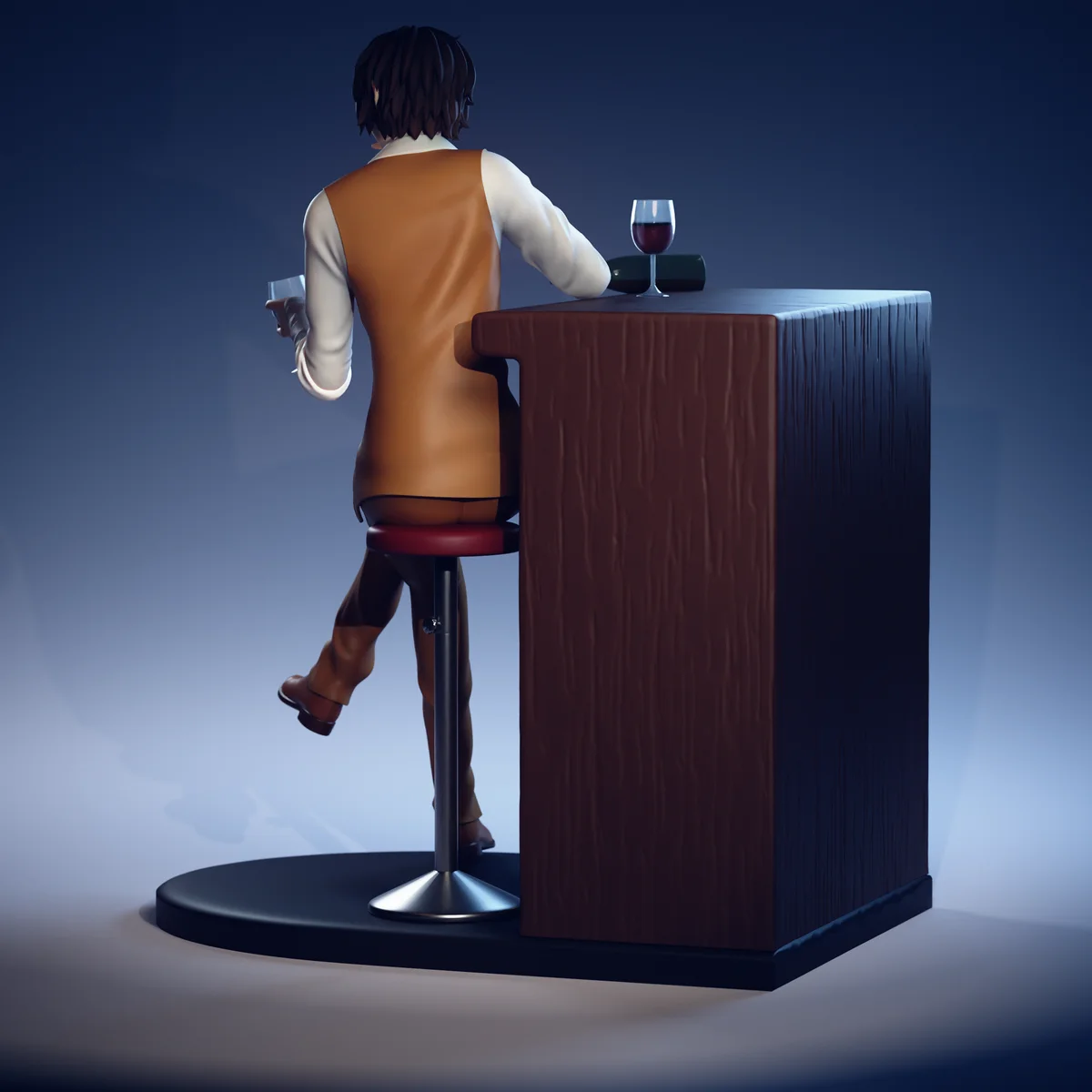 Osamu Dezai | Fan Art | 3D Printed Resin Model Garage Kit | *Un-Painted* | EggmaStudios 3