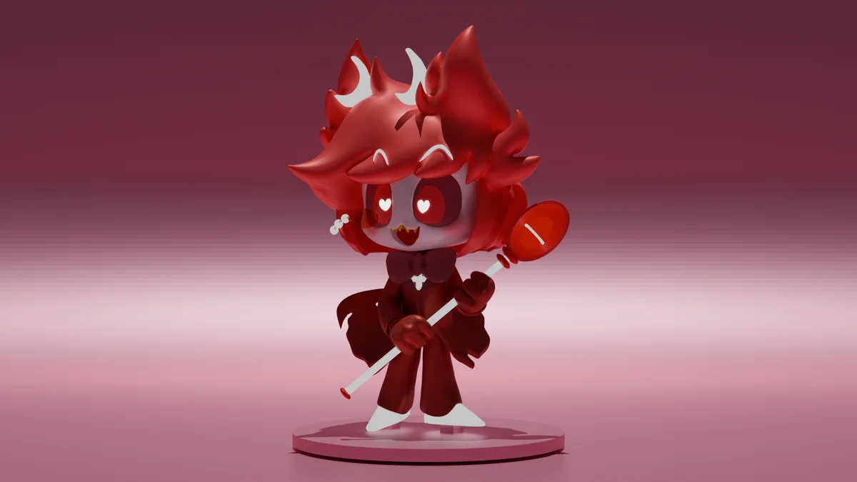 Chibi Alastor | Fan Art | 3D Printed Resin Model Garage Kit | *Un-Painted* | Remy Sculpts