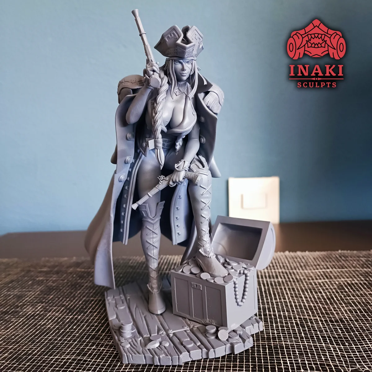 Francis Drake | Fan Art | 3D Printed Resin Model Garage Kit | *Un-Painted* | Inaki Sculpts 7