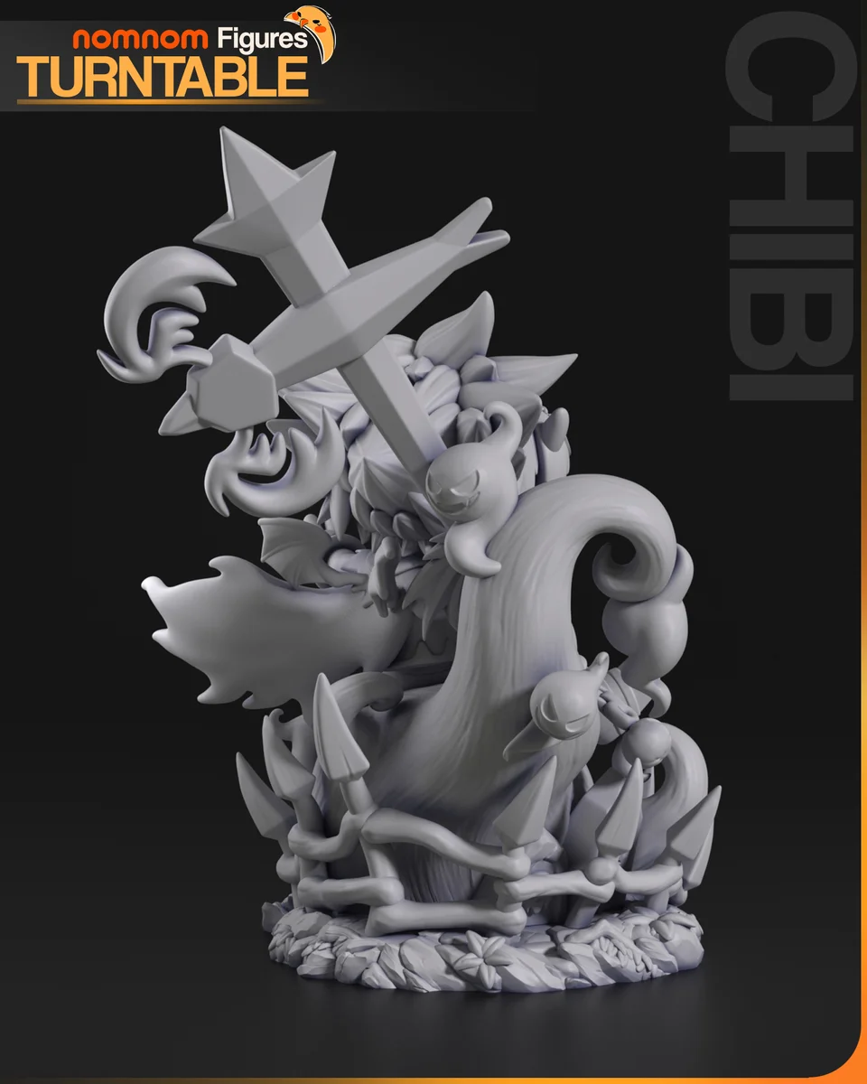 Chibi Sora (Halloween Town ver) | Fan Art | 3D Printed Resin Model Garage Kit | *Un-Painted* | Nomnom 7