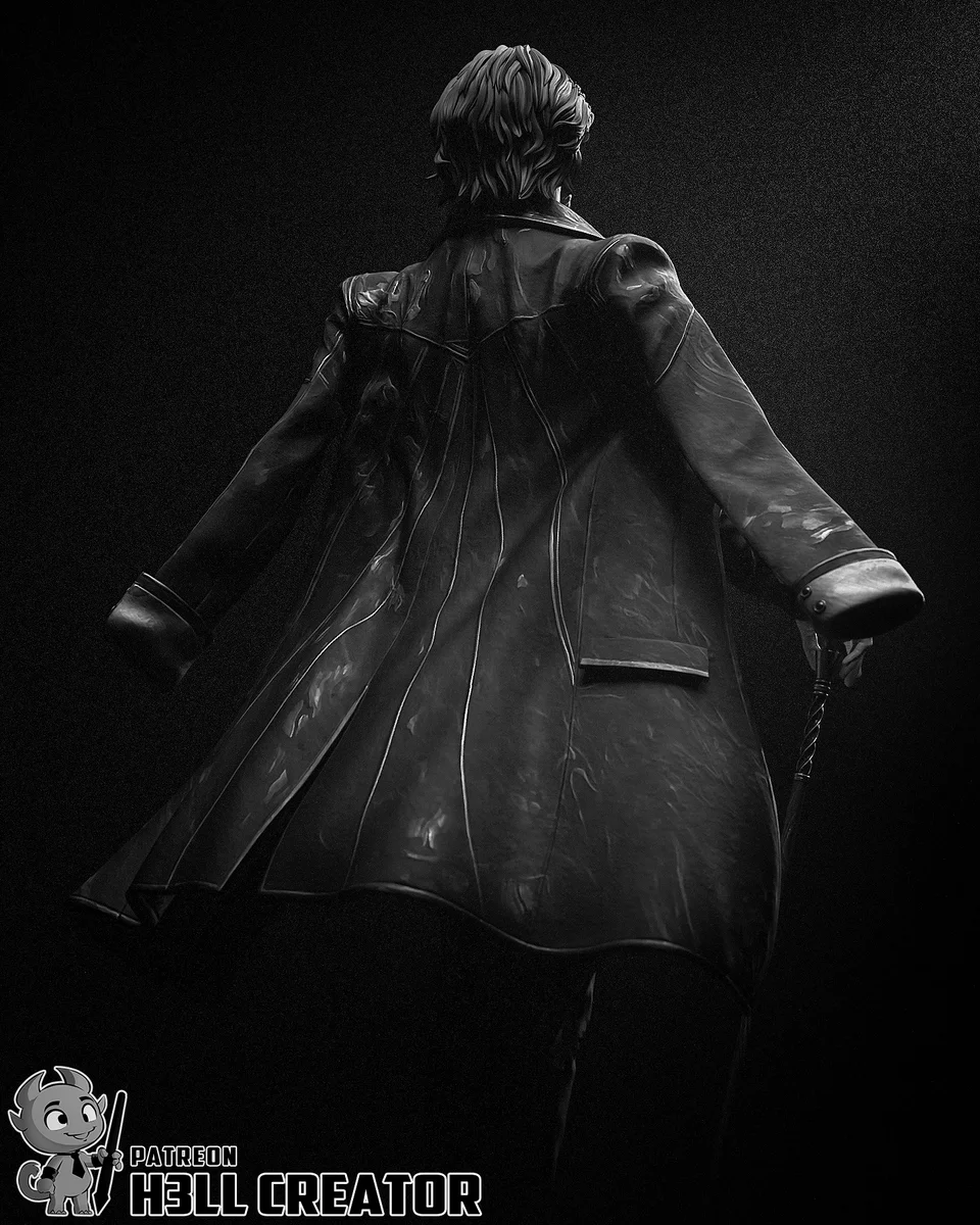 Renoir | Fan Art | 3D Printed Resin Model Garage Kit | *Un-Painted* | H3LL Creator 7