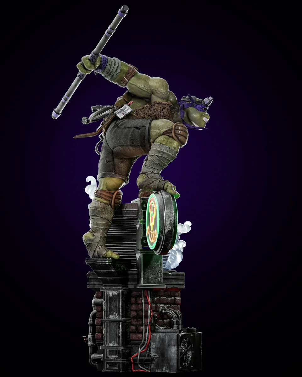 Donatello | Fan Art | 3D Printed Resin Model Garage Kit | *Un-Painted* | ZEZ Studio 5