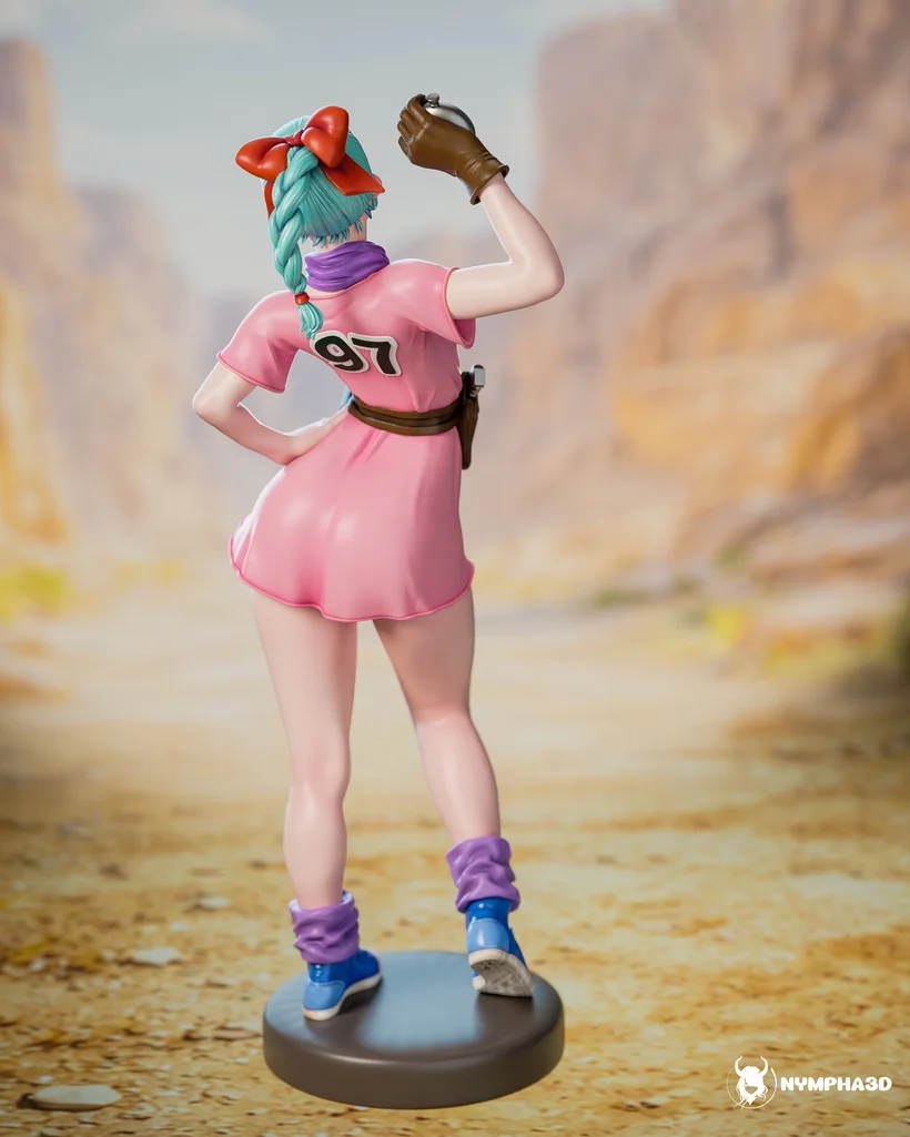 Bulma | Fan Art | 3D Printed Resin Model Garage Kit | *Un-Painted* | Nympha3D 4
