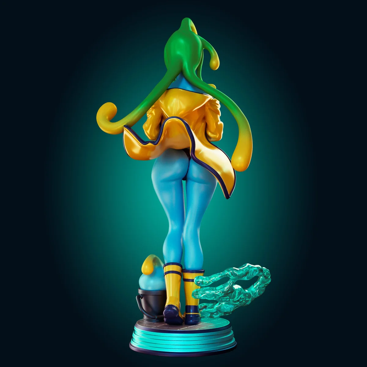 Suu | Fan Art | 3D Printed Resin Model Garage Kit | *Un-Painted* | Officer Rhu 5