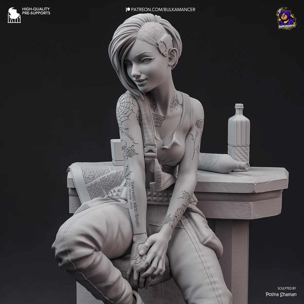 Judy | Fan Art | 3D Printed Resin Model Garage Kit | *Un-Painted* | Bulkamancer 7