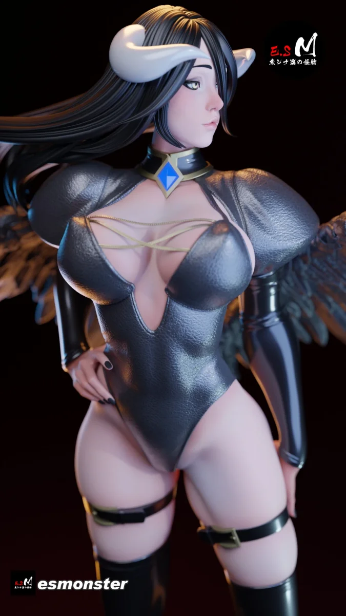 Albedo v2 | Fan Art | 3D Printed Resin Model Garage Kit | *Un-Painted* | ES Monster 5