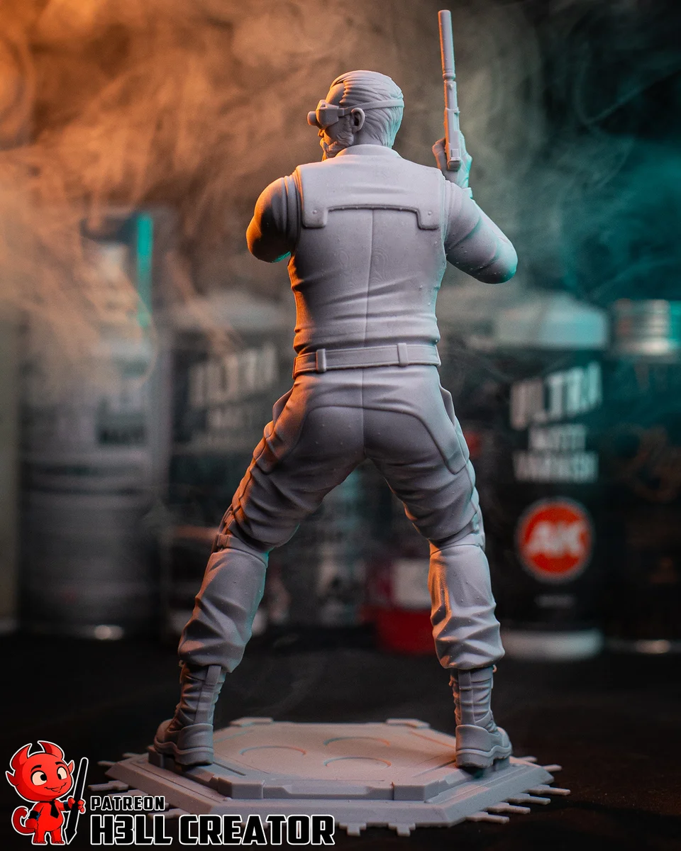 Navy Seal with Night-Vision Goggles | Fan Art | 3D Printed Resin Model Garage Kit | *Un-Painted* | H3LL Creator 11