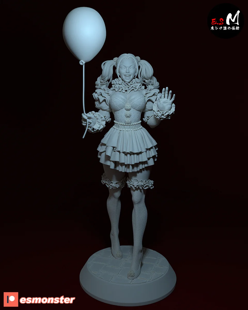 IT | Fan Art | 3D Printed Resin Model Garage Kit | *Un-Painted* | ES Monster 10