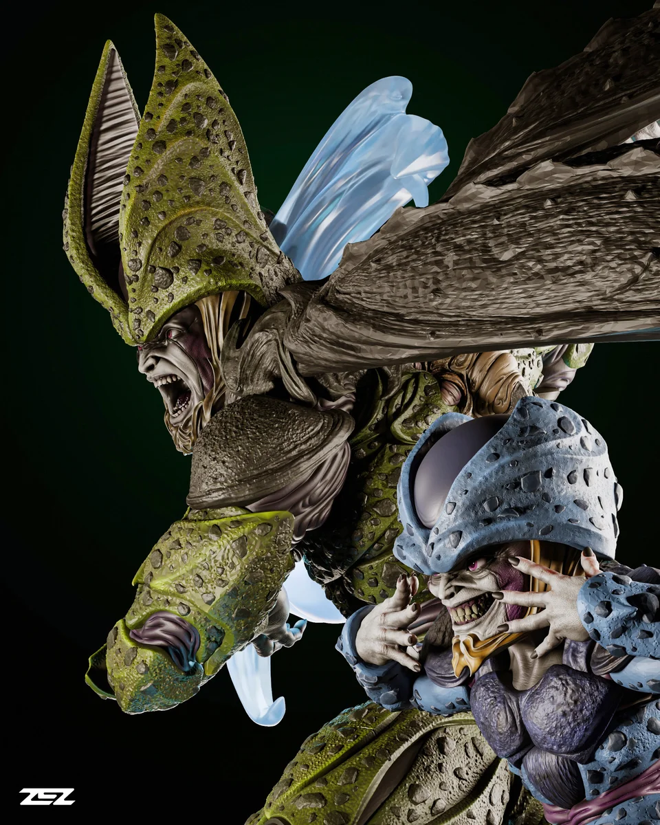 Cell | Fan Art | 3D Printed Resin Model Garage Kit | *Un-Painted* | ZEZ Studio 6