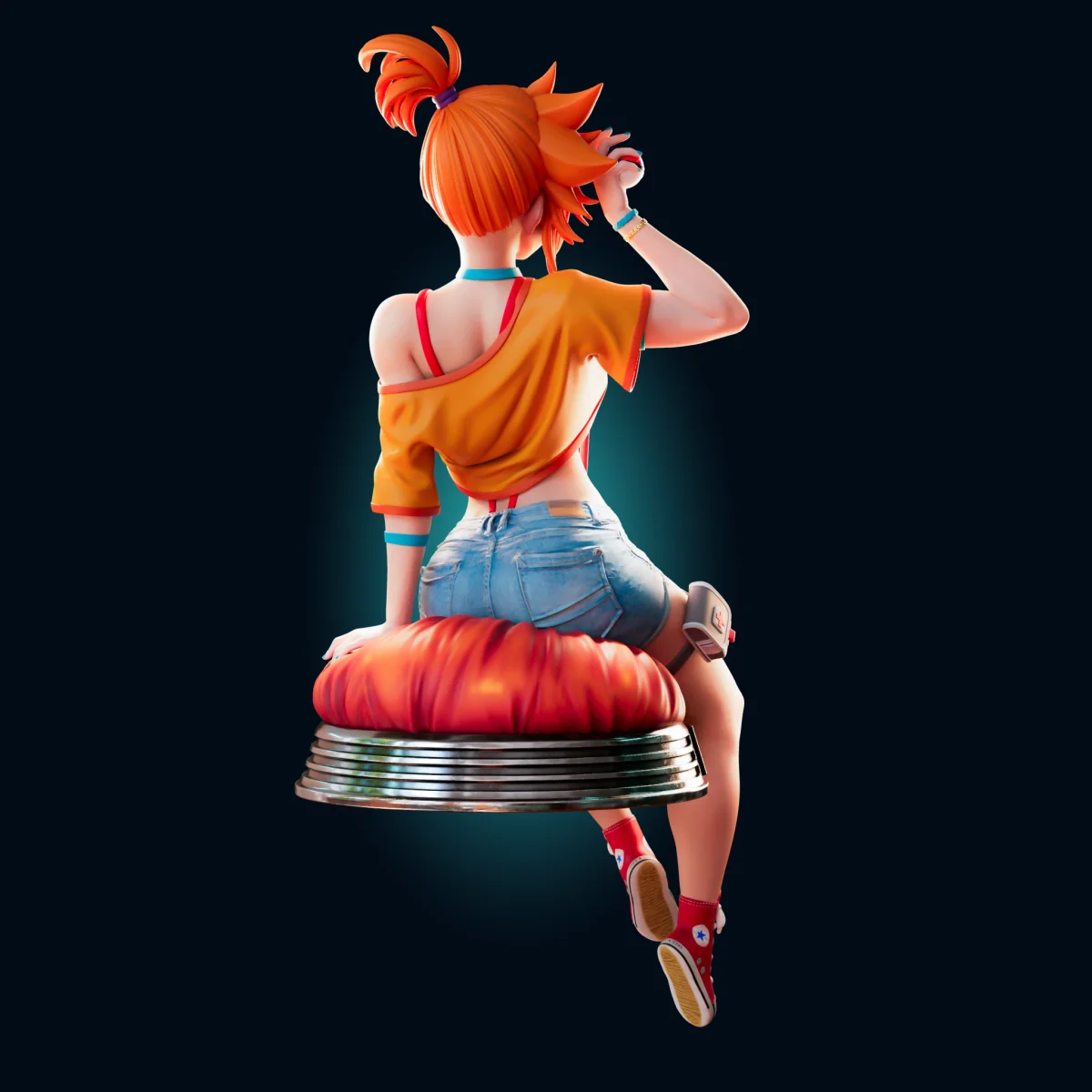 Misty | Fan Art | 3D Printed Resin Model Garage Kit | *Un-Painted* | Officer Rhu 2
