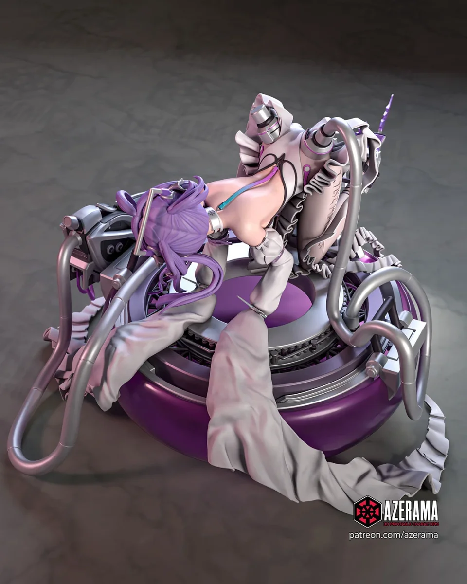 Liberalio | Fan Art | 3D Printed Resin Model Garage Kit | *Un-Painted* | Azerama 3