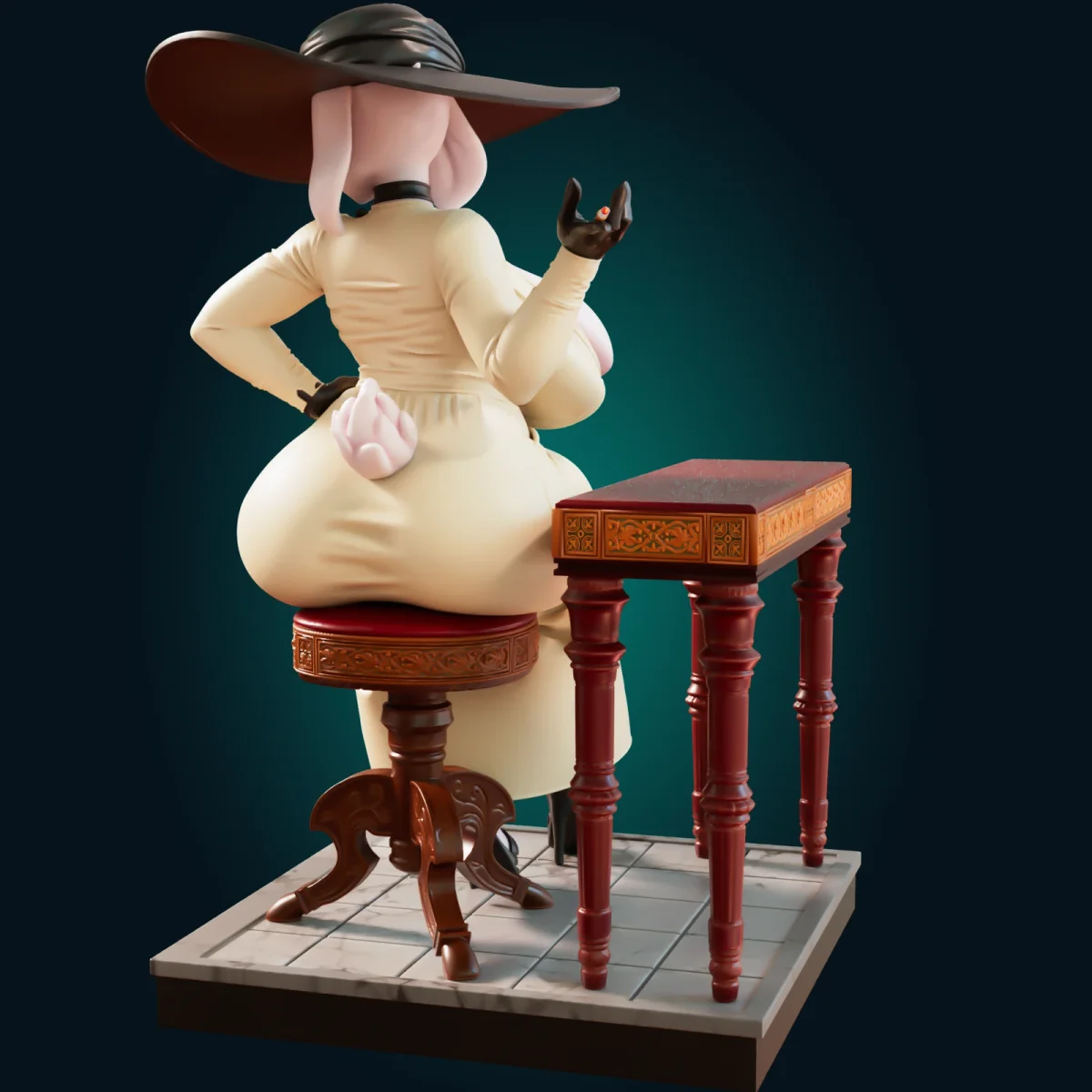 Toriel X Lady Dimitrescu | Fan Art | 3D Printed Resin Model Garage Kit | *Un-Painted* | Officer Rhu 3