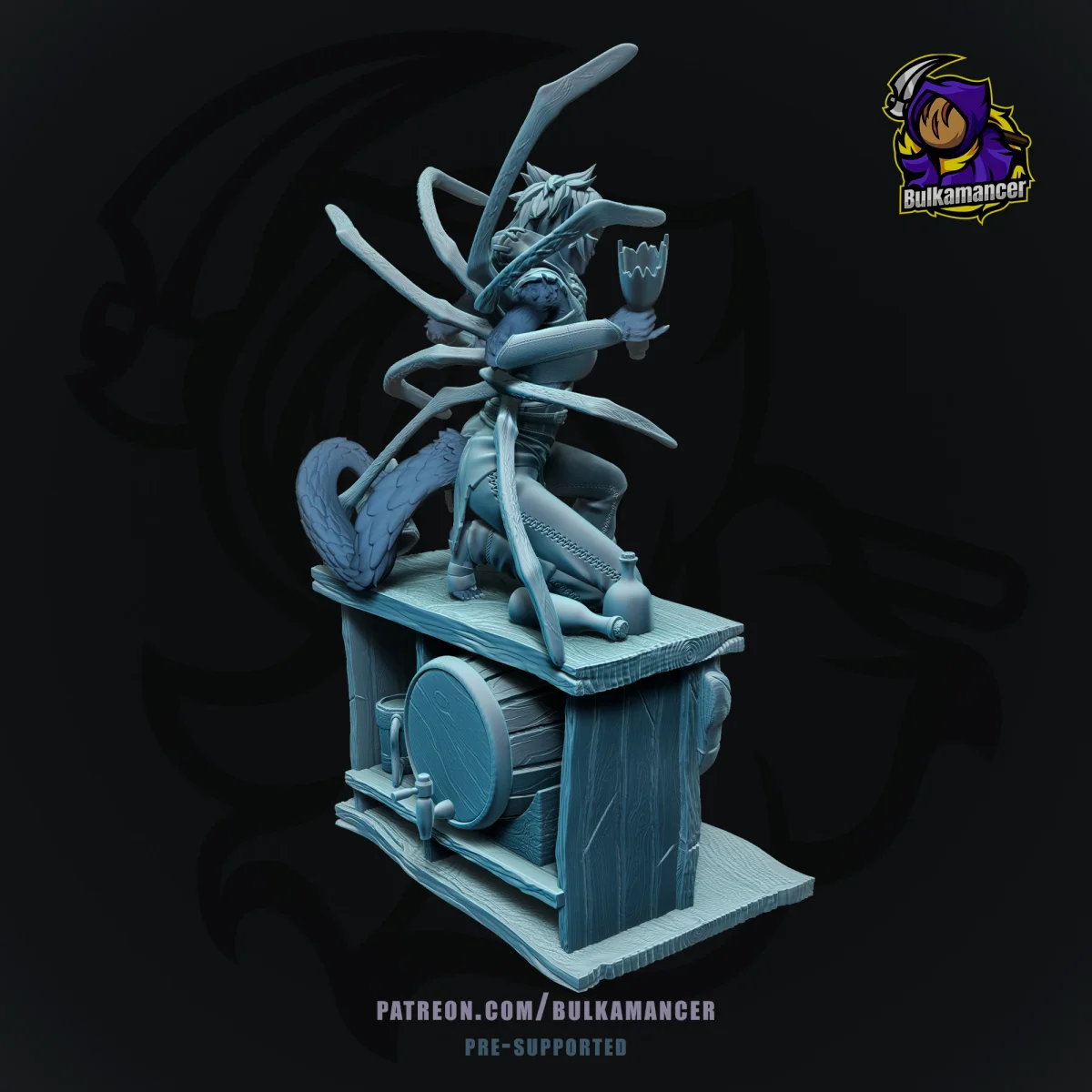Wenduag | Fan Art | 3D Printed Resin Model Garage Kit | *Un-Painted* | Bulkamancer 4