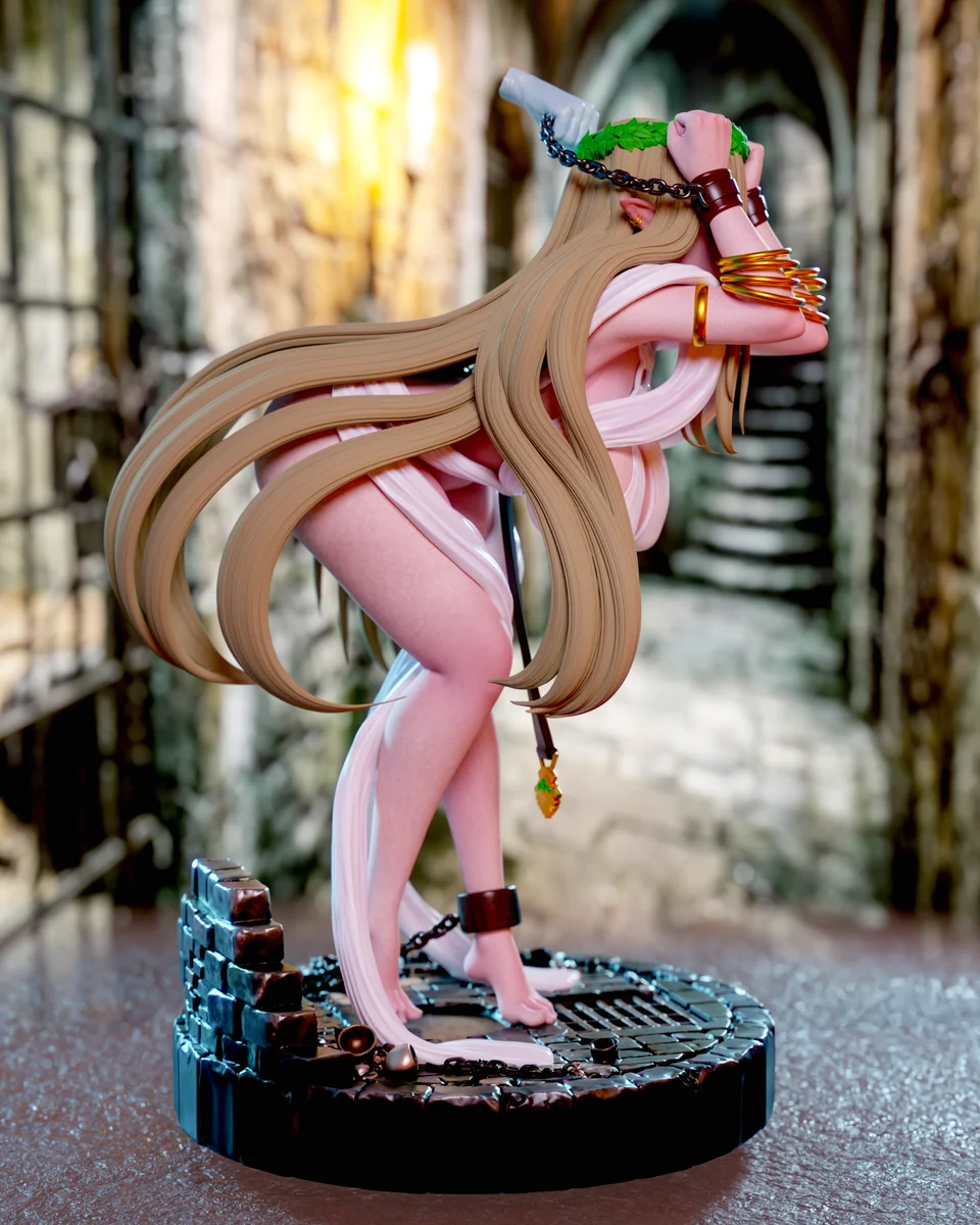 Celetine Lacrose | Fan Art | 3D Printed Resin Model Garage Kit | *Un-Painted* | Momoji 4