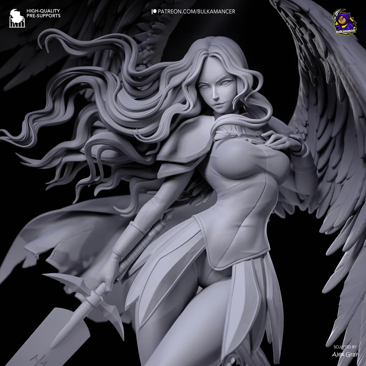 Teresa | Fan Art | 3D Printed Resin Model Garage Kit | *Un-Painted* | Bulkamancer 11
