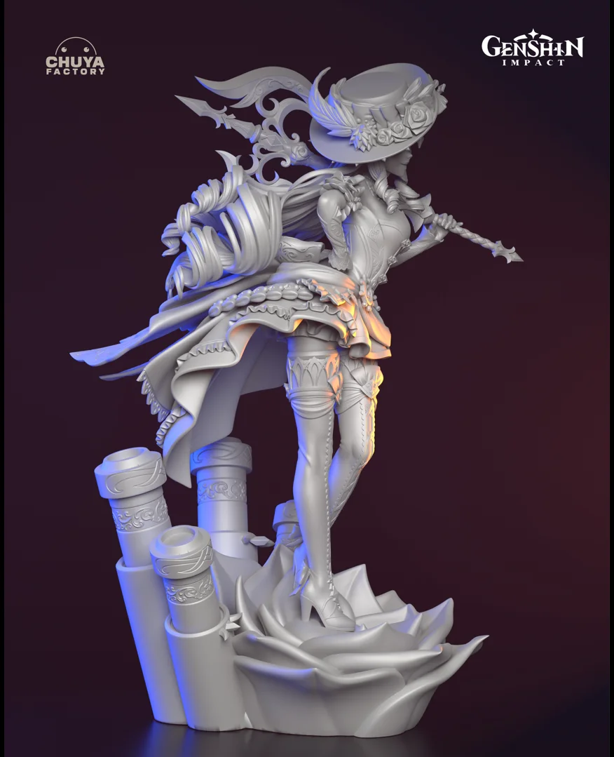 Navia Caspar | Fan Art | 3D Printed Resin Model Garage Kit | *Un-Painted* | Chuya Factory 19