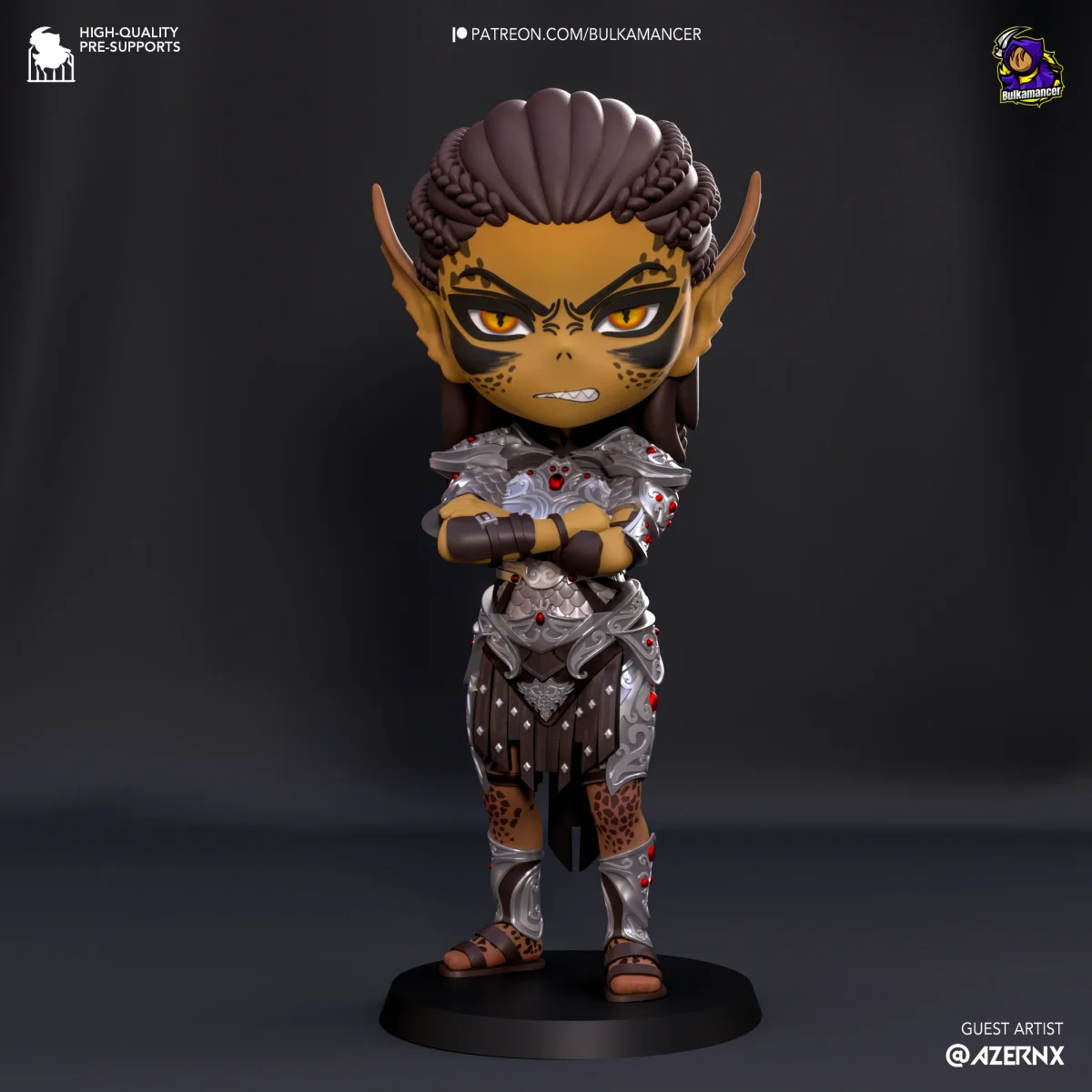 Chibi Origin Characters (Complete Set of 6) | Fan Art | 3D Printed Resin Model Garage Kit | *Un-Painted* | Bulkamancer 8