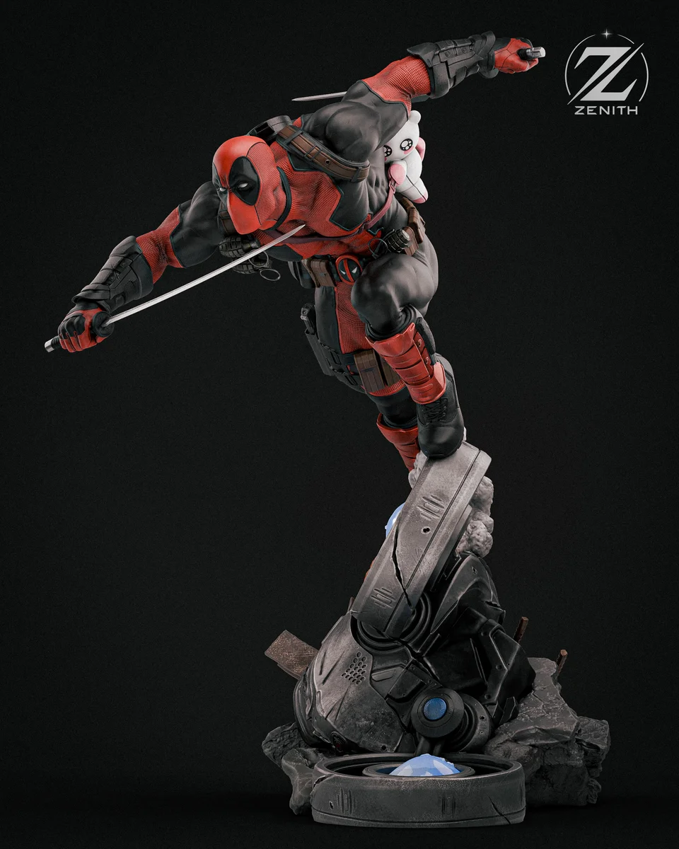 Deadpool | Fan Art | 3D Printed Resin Model Garage Kit | *Un-Painted* | Zenith Studios 5