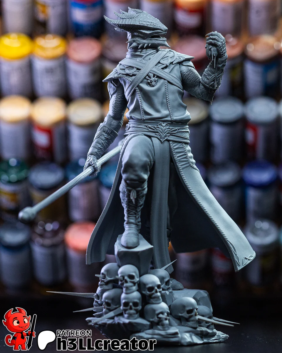 Dark Urge | Fan Art | 3D Printed Resin Model Garage Kit | *Un-Painted* | H3LL Creator 4