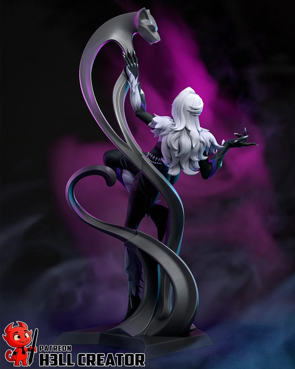 Black Cat | Fan Art | 3D Printed Resin Model Garage Kit | *Un-Painted* | H3LL Creator 10