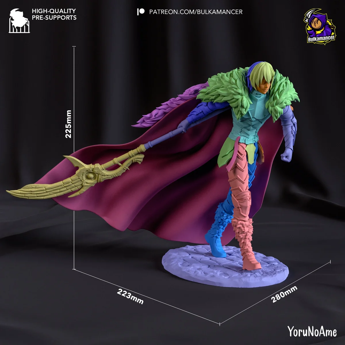 Dimitri | Fan Art | 3D Printed Resin Model Garage Kit | *Un-Painted* | Bulkamancer 6