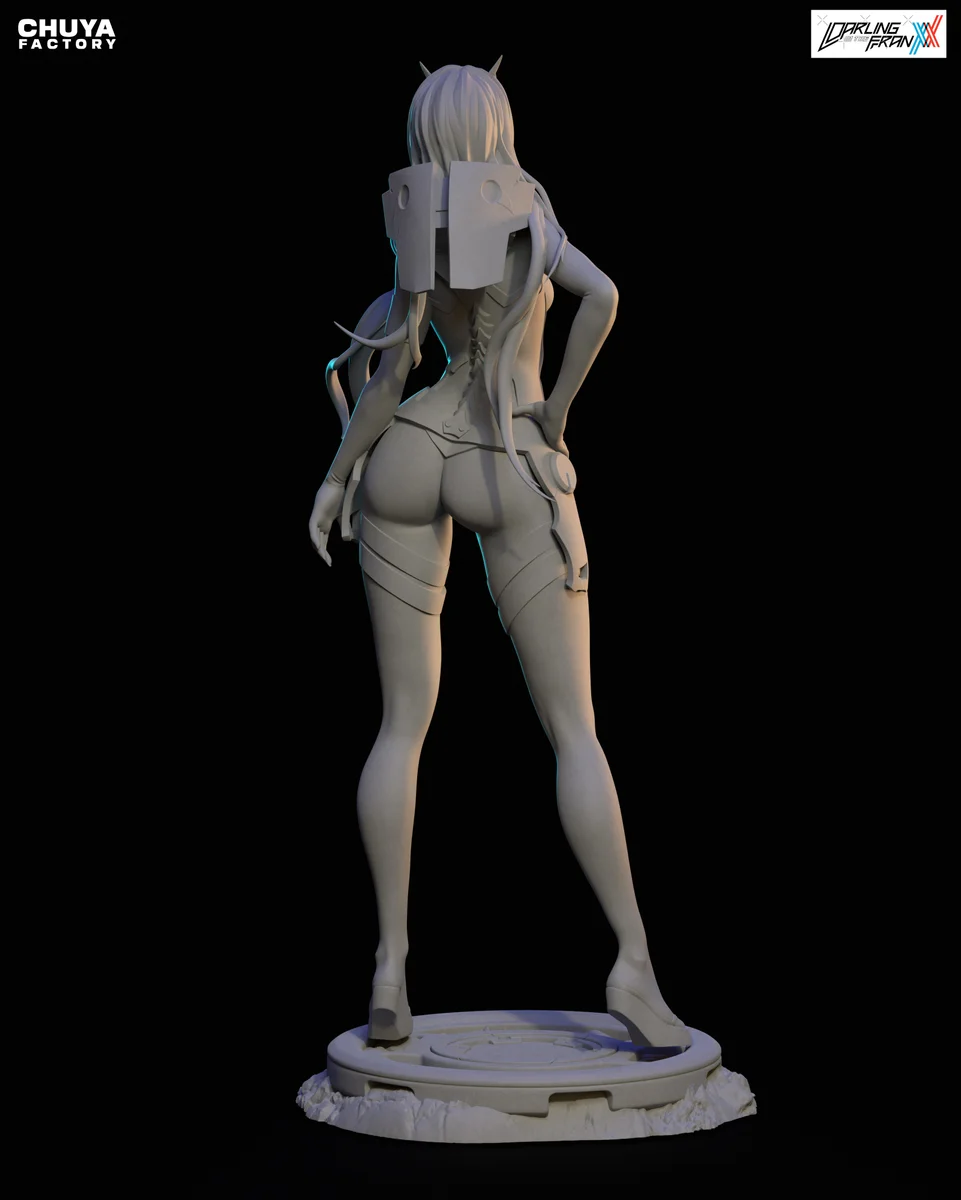 Zero Two | Fan Art | 3D Printed Resin Model Garage Kit | *Un-Painted* | Chuya Factory 12