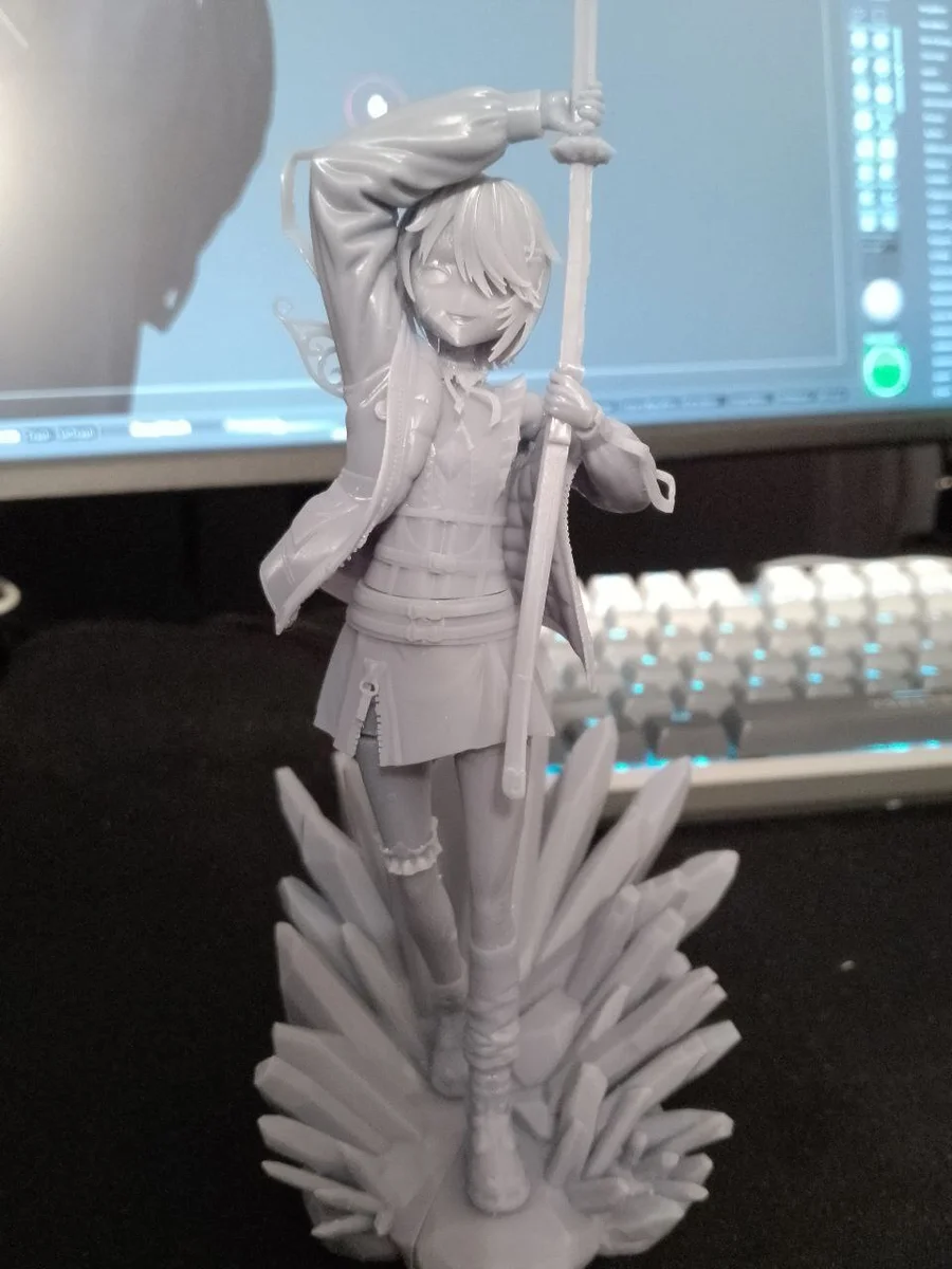 Koseki Bijou | Fan Art | 3D Printed Resin Model Garage Kit | *Un-Painted* | Inari Figure 8