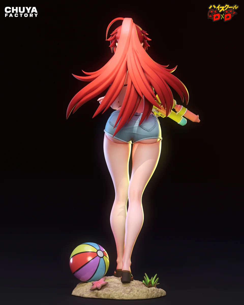 Rias Gremory | Fan Art | 3D Printed Resin Model Garage Kit | *Un-Painted* | Chuya Factory 12