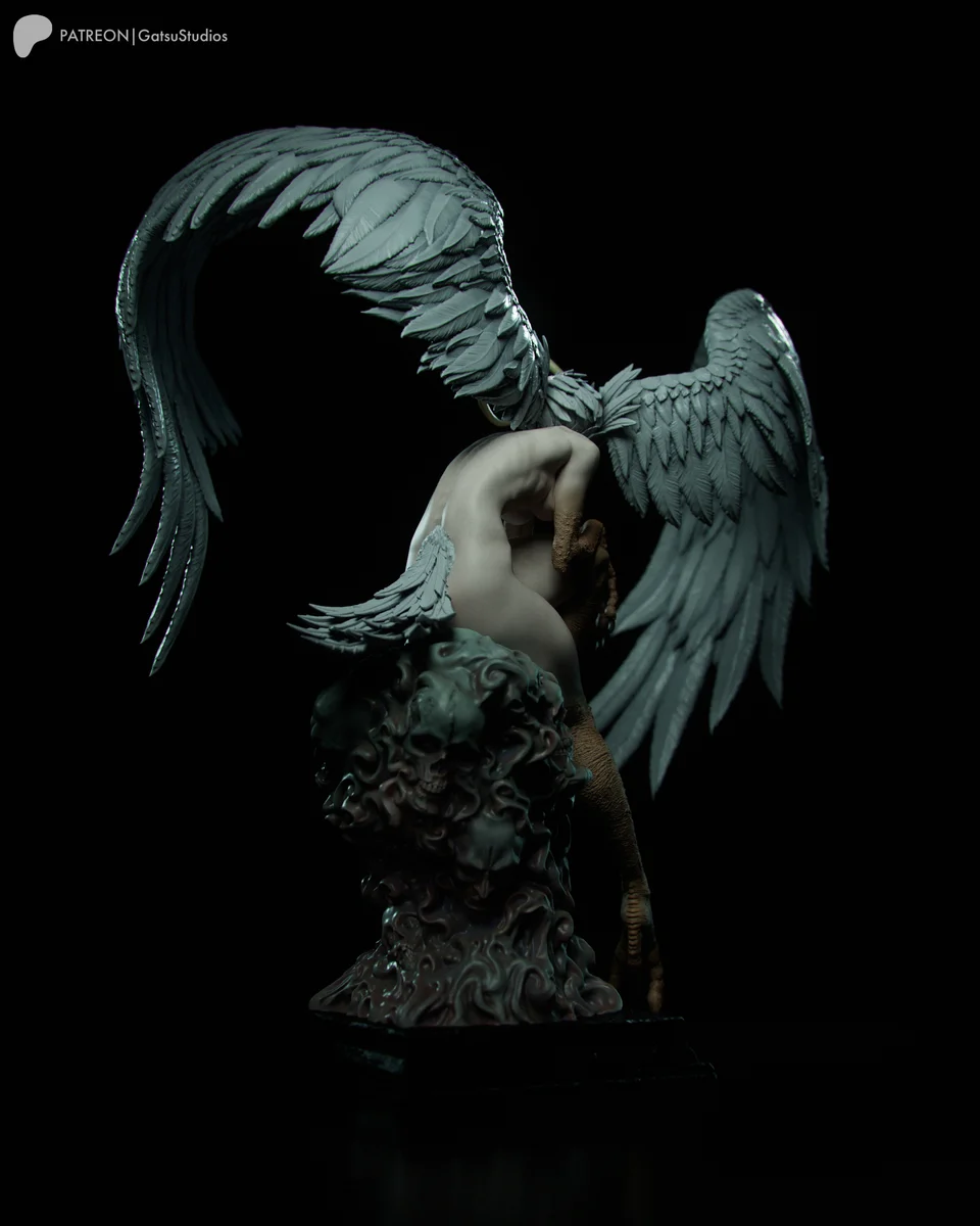 Sirene | Fan Art | 3D Printed Resin Model Garage Kit | *Un-Painted* | Gatsu Studios 7