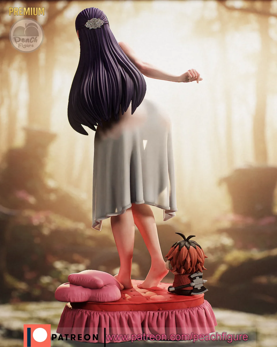 Fern | Fan Art | 3D Printed Resin Model Garage Kit | *Un-Painted* | Peach Figure 3