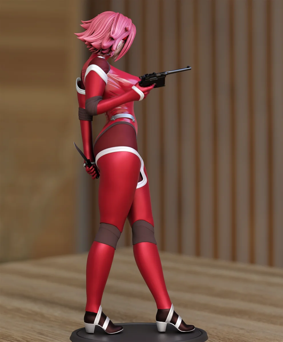Kallen Instandfield | Fan Art | 3D Printed Resin Model Garage Kit | *Un-Painted* | Momoji 4