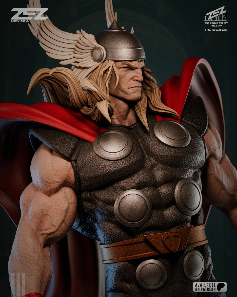 Thor Museum | Fan Art | 3D Printed Resin Model Garage Kit | *Un-Painted* | ZEZ Studio 5