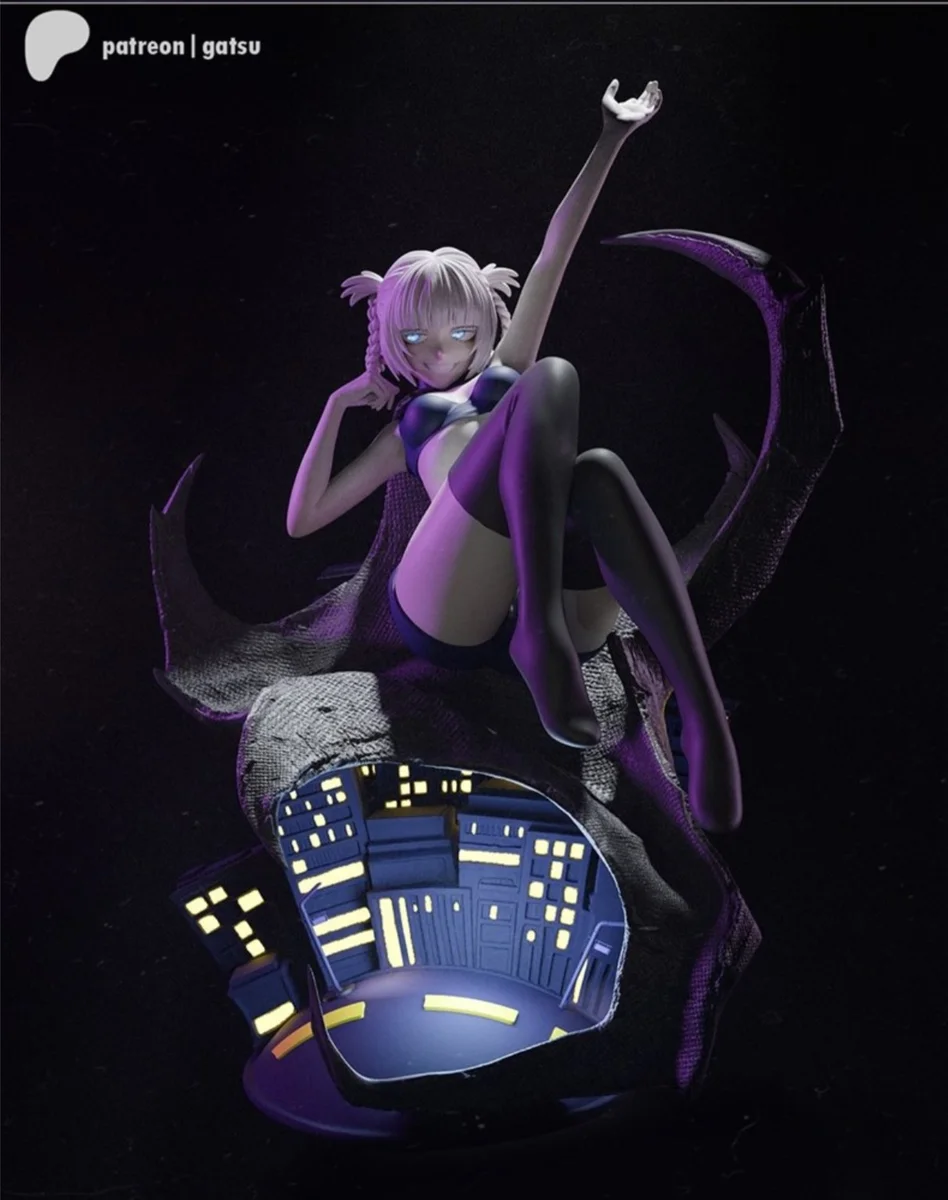 Nazuna | Fan Art | 3D Printed Resin Model Garage Kit | *Un-Painted* | Gatsu Studios 3