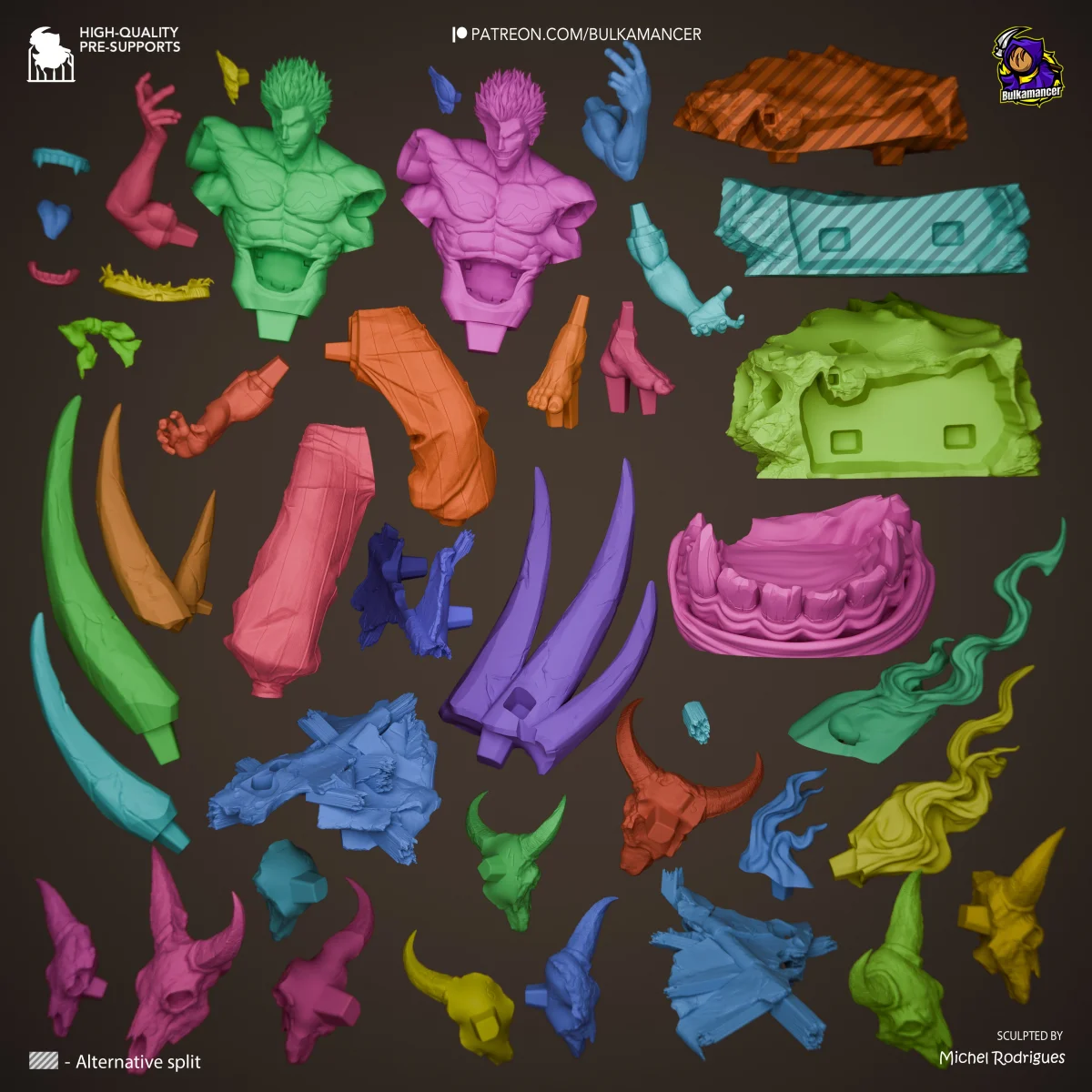 Sakuna | Fan Art | 3D Printed Resin Model Garage Kit | *Un-Painted* | Bulkamancer 5
