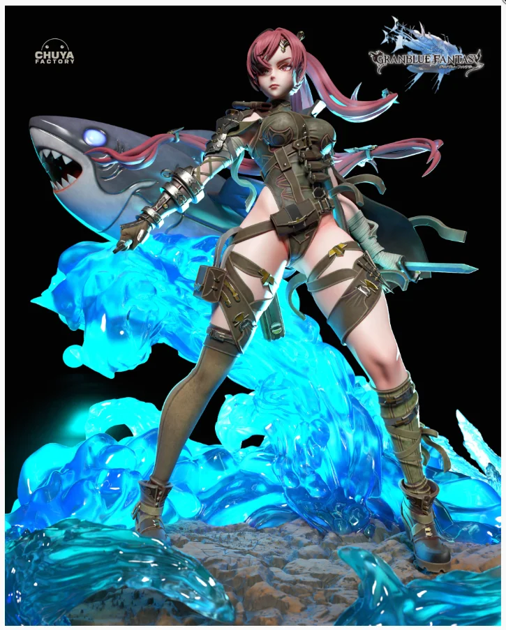 Meg | Fan Art | 3D Printed Resin Model Garage Kit | *Un-Painted* | Chuya Factory 3