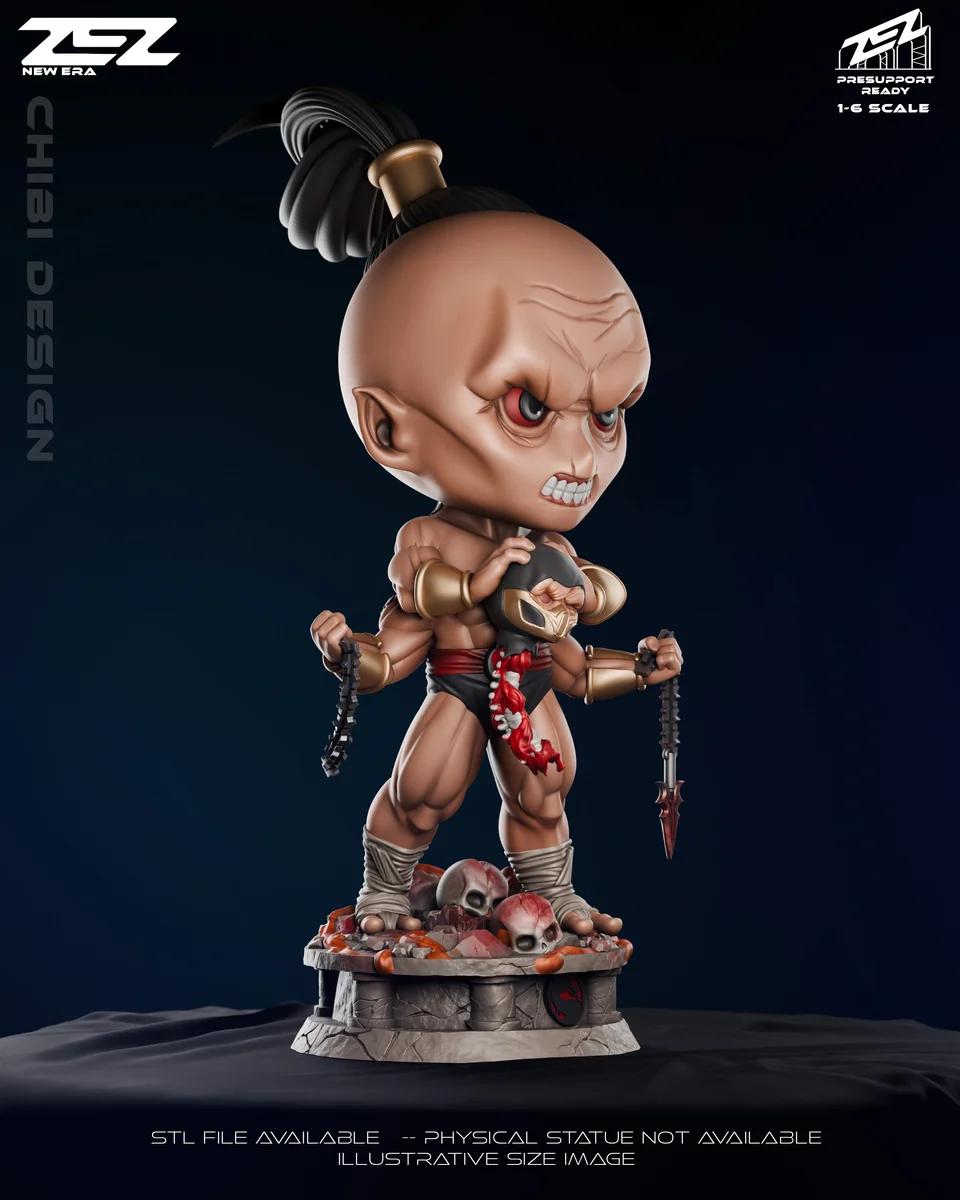 Chibi Goro | Fan Art | 3D Printed Resin Model Garage Kit | *Un-Painted* | ZEZ Studio 6